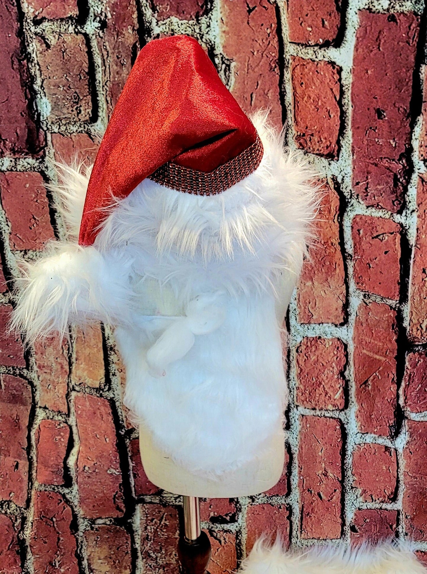 Santa Claus Pet beard and hat, Santa Claus dog beard and hat, Santa Claus Cat beard and hat, pet Santa hat and beard, dog Santa hat