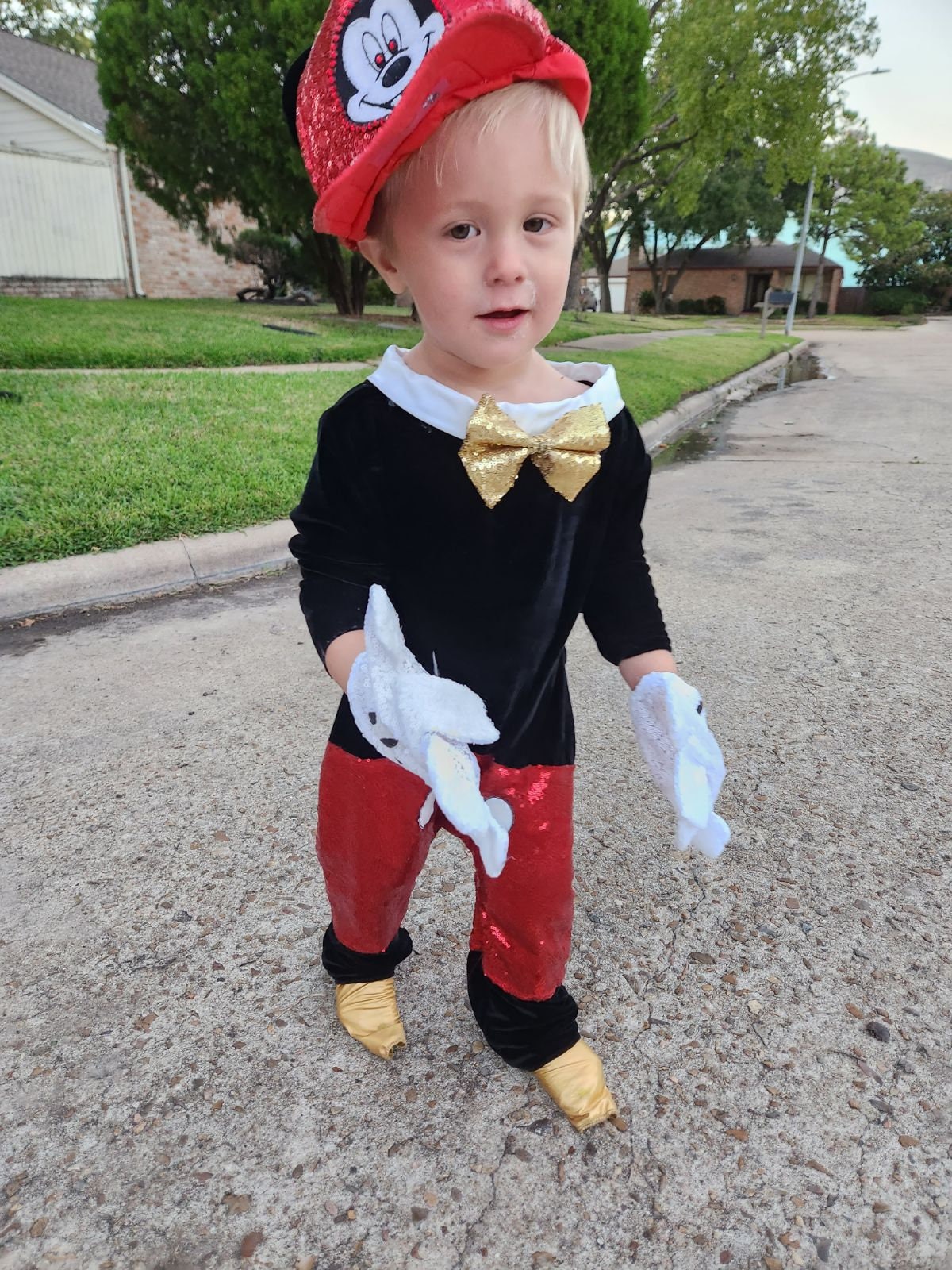 Mickey Mouse Kid Costume, Mickey Mouse Toddler Costume, Mickey Mouse Youth Costume, Mickey Sequin costume