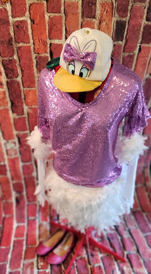 Daisy Duck adult costume, Daisy adult costume, Daisy duck costume, Daisy costume