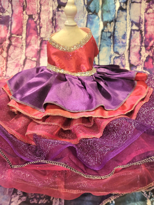 Pet Dress, special occasion pet dress, pink pet dress, purple pet dress, rhinestone dog dress, cat dress, new years eve pet, Christmas pet
