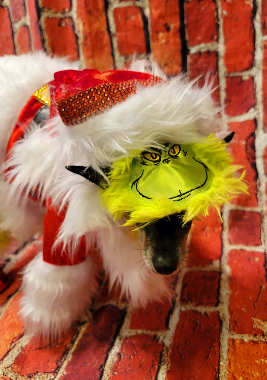 The Grinch pet costume, The Grinch stole Christmas pet costume, Grinch dog costume, Grinch cat costume, The grinch dog costume, pet grinch