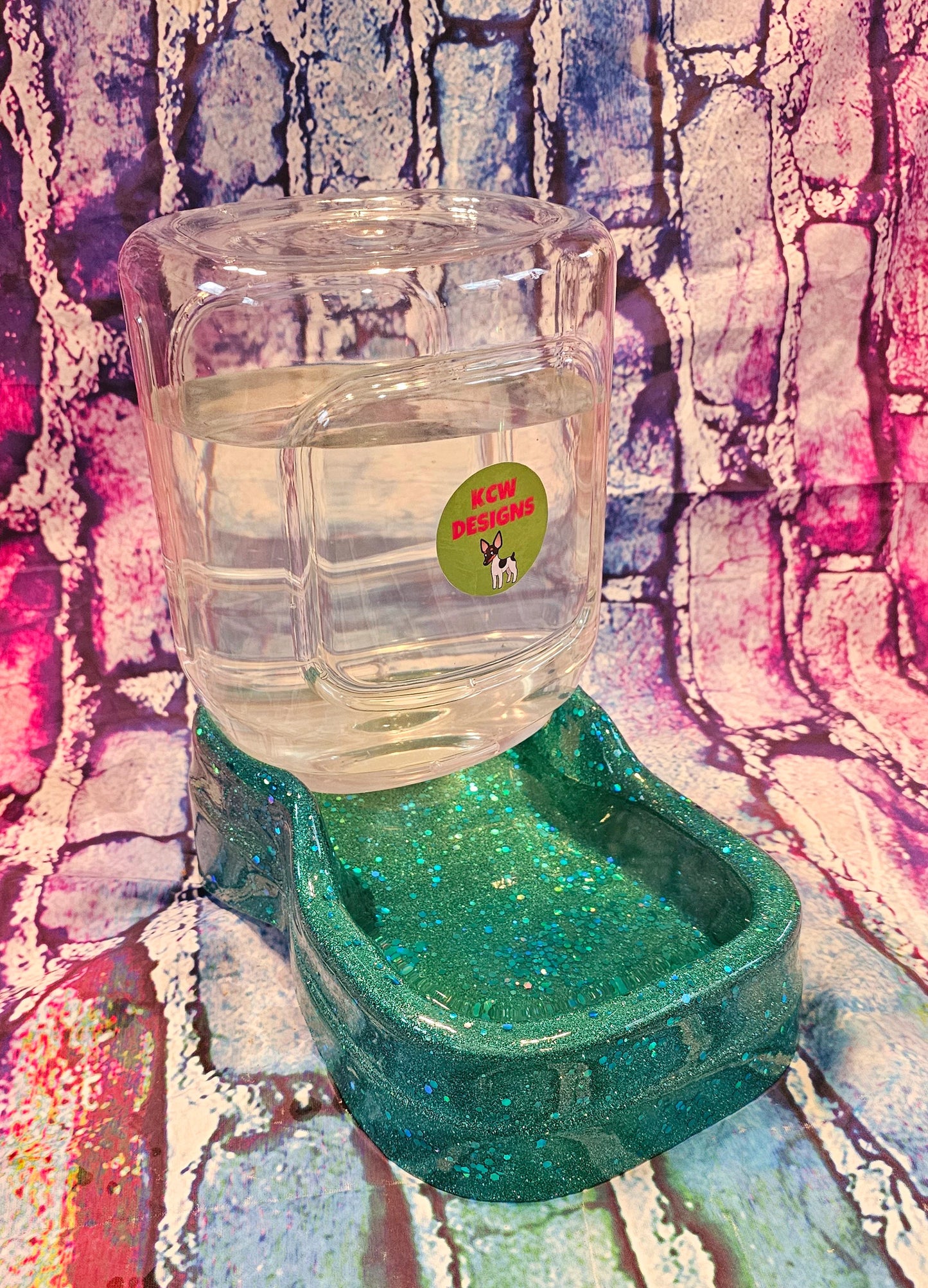 Glitter Gravity Bowl Pet Dog Cat Bowl, automatic Feeder, large pet bowl, gravity cat bowl, Personalize Pet Bowls, cat water bowl, dog water