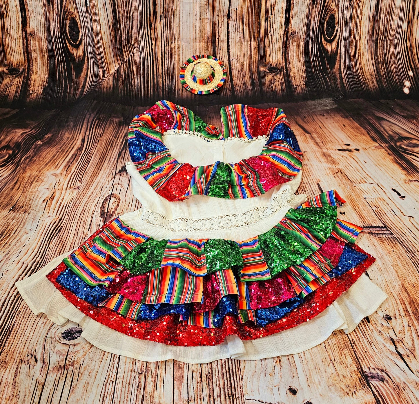 Cinco De Mayo sequin mexican pet dress, Mexican pet dress, Cinco De Mayo dog dress, Cinco De Mayo pet hat, Cinco de mayo mexican cat dress