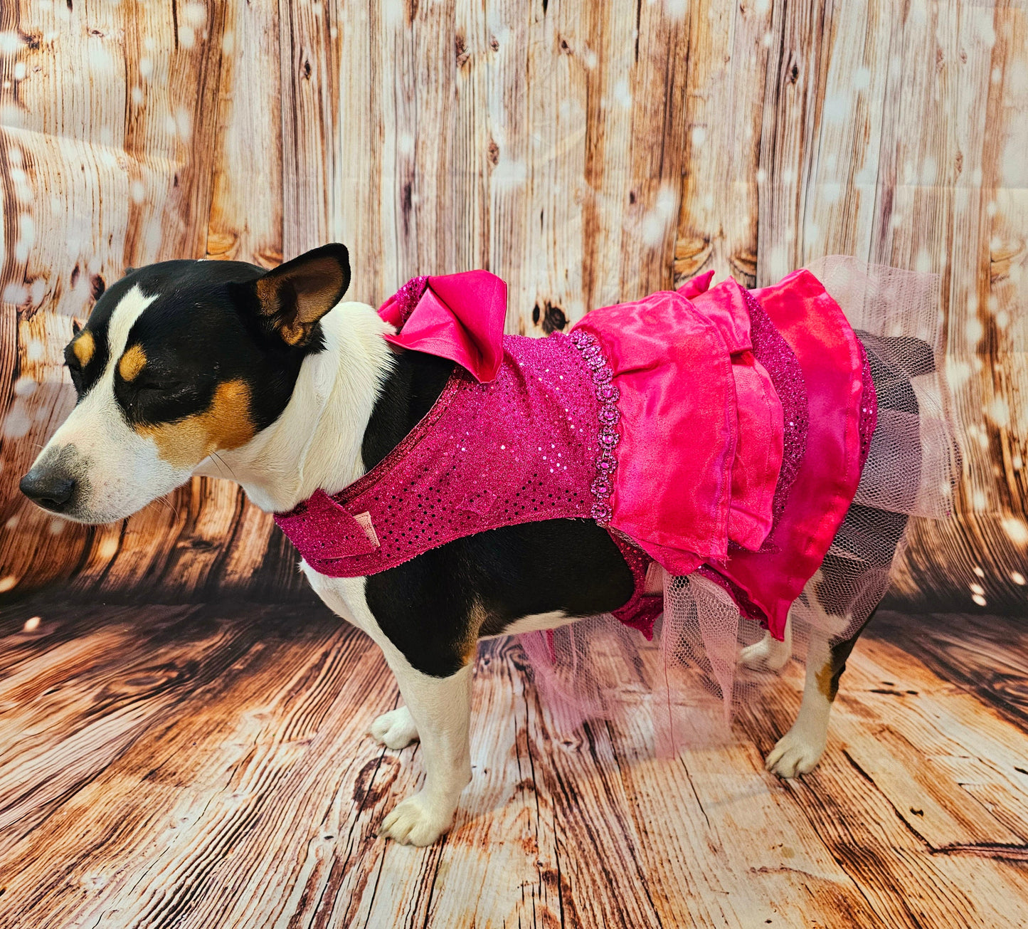 Pink 80's Pet Prom Dress, 80's Dog prom dress, 80's cat prom dress, 80'Pet Costume, 80's pet dresses, sequin pet prom dress, 80s pet prom