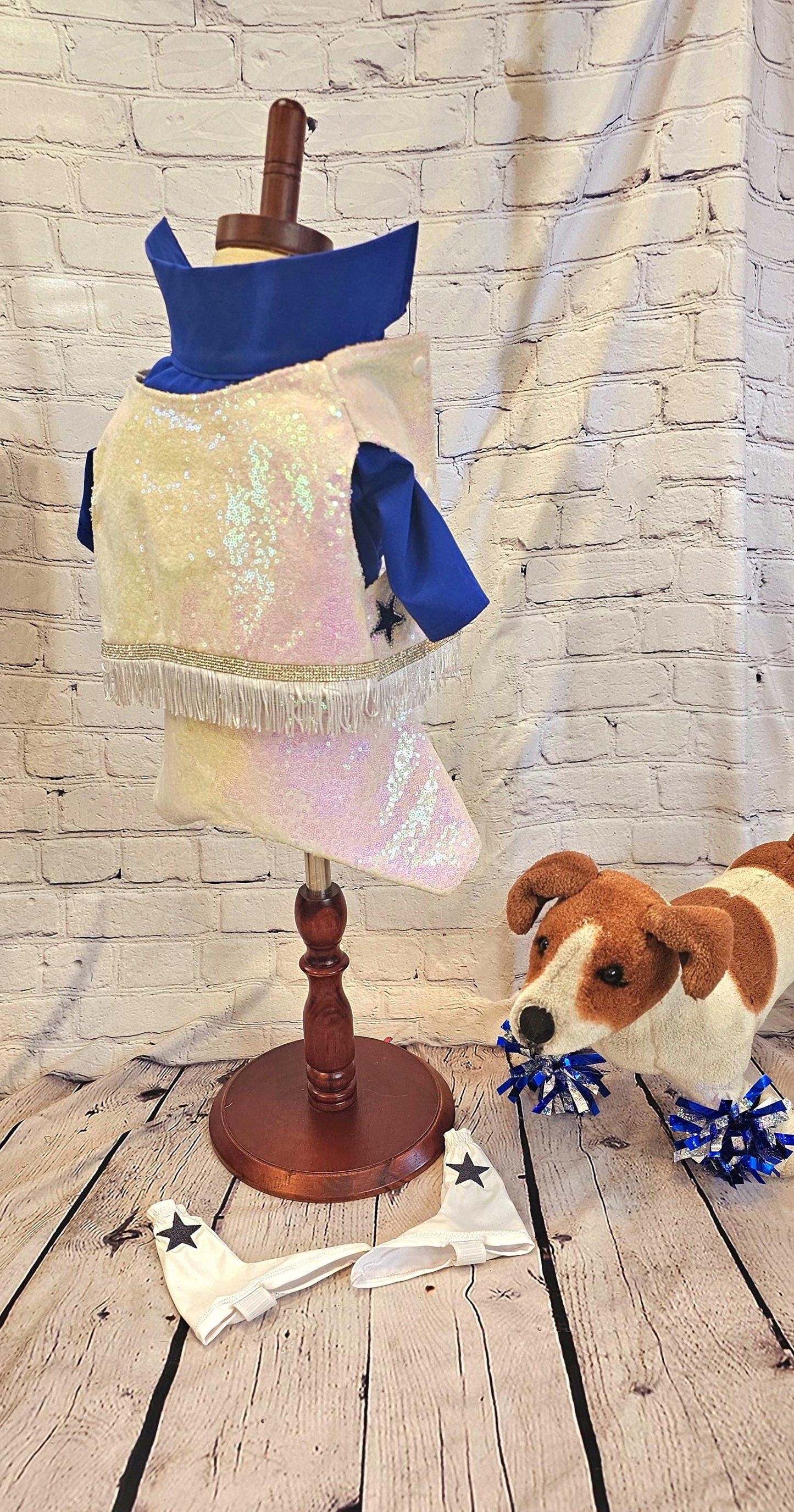- Pet glitter Cheerleader, Cowboy dog cheerleader, cowboy cat cheerleader