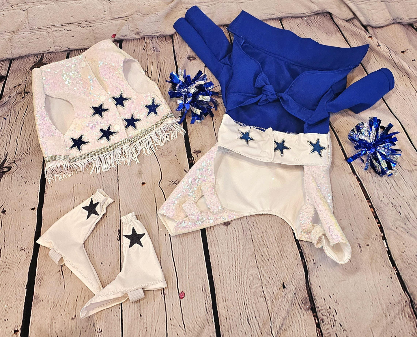 - Pet glitter Cheerleader, Cowboy dog cheerleader, cowboy cat cheerleader