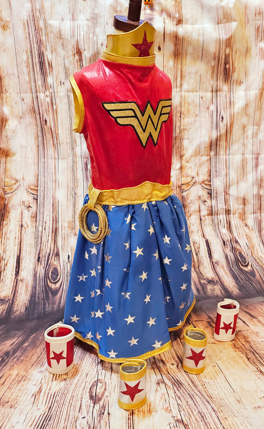 Wonder Women baby costume, Wonder Women girl costume, super hero baby costume, super hero toddler costume, Wonder women girl costume