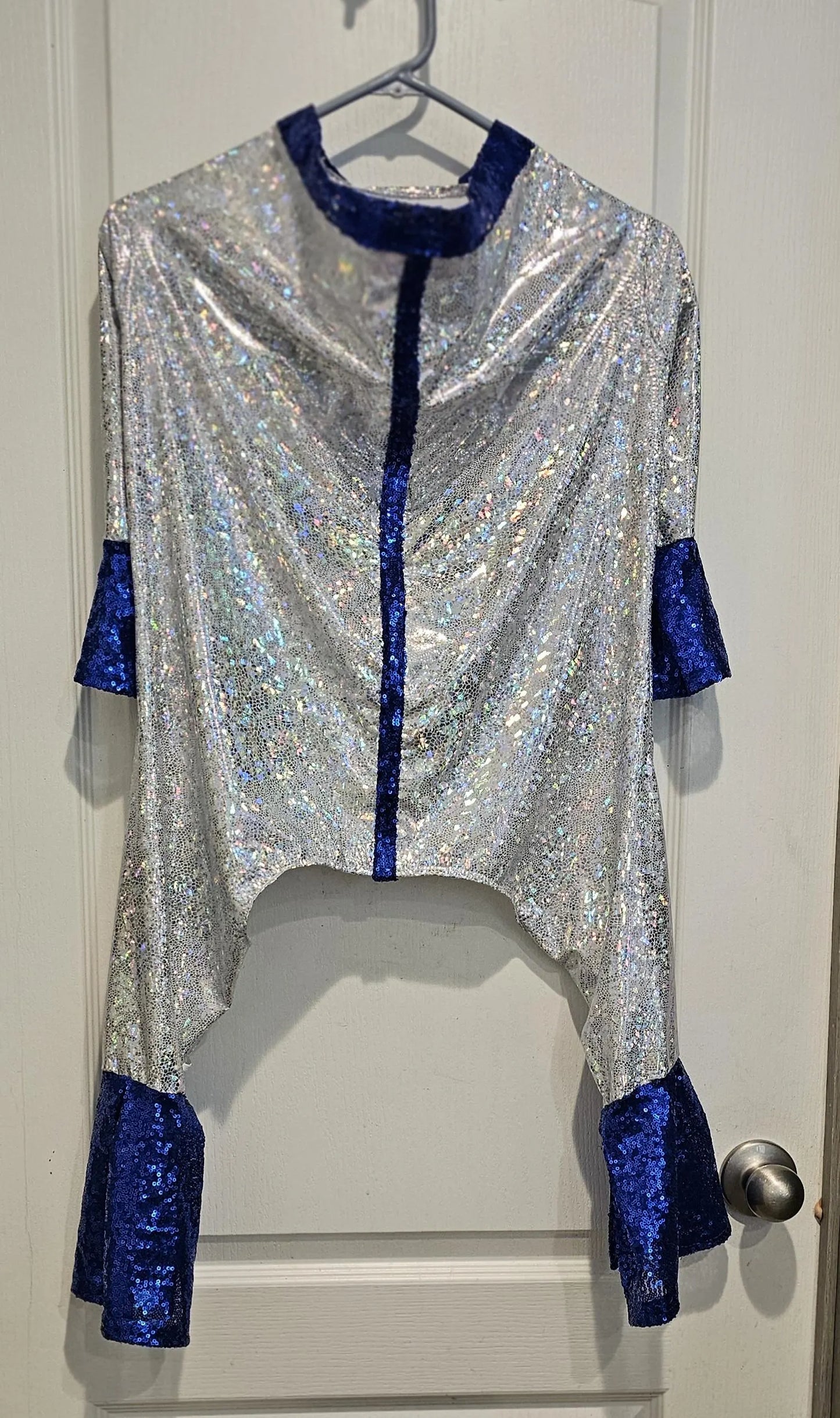 Pet body suit with sequins, dog body suit, pet bell bottom suit, sequin pet bell bottom suit, sequin dog bell bottom clothes, 70s pet