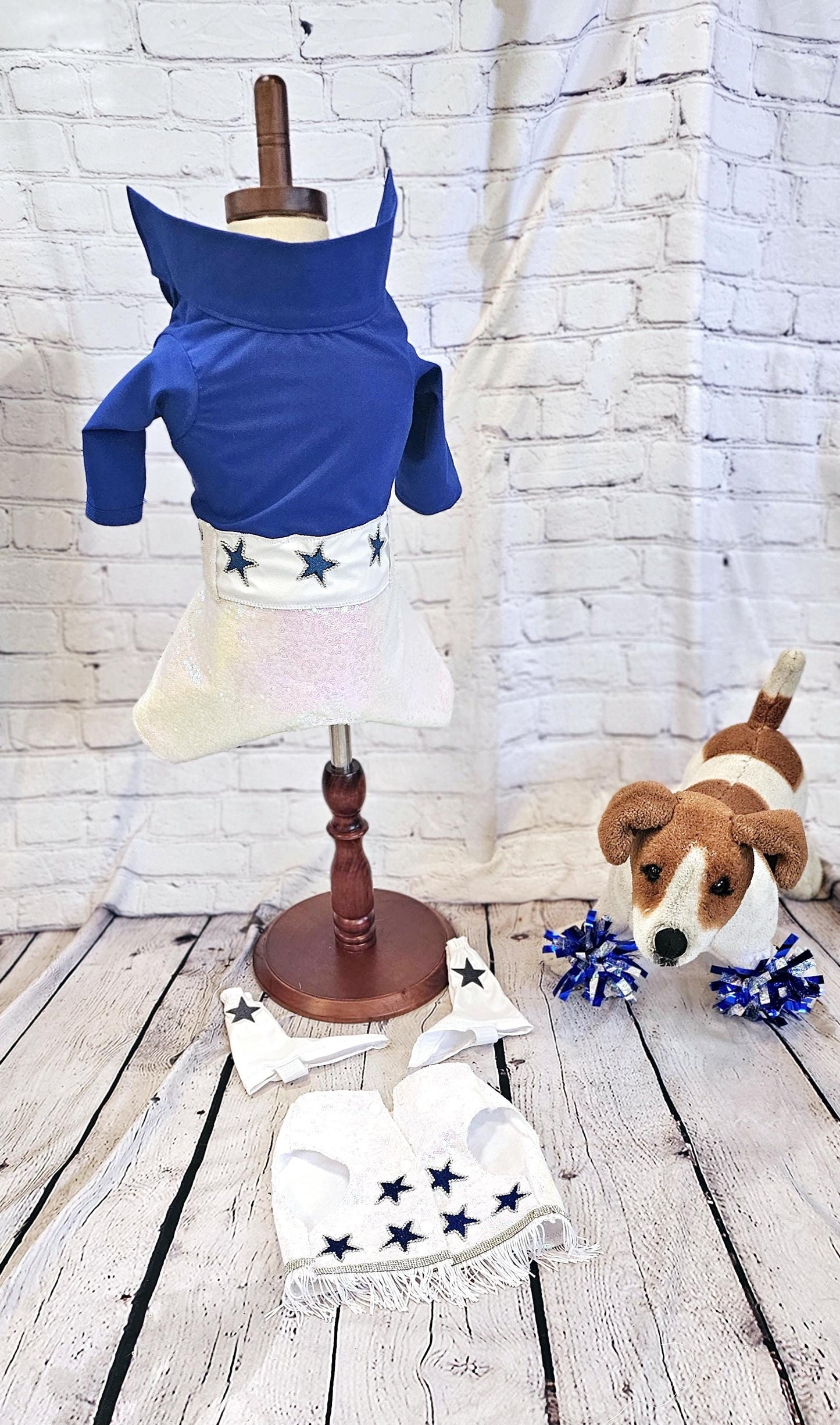 - Pet glitter Cheerleader, Cowboy dog cheerleader, cowboy cat cheerleader