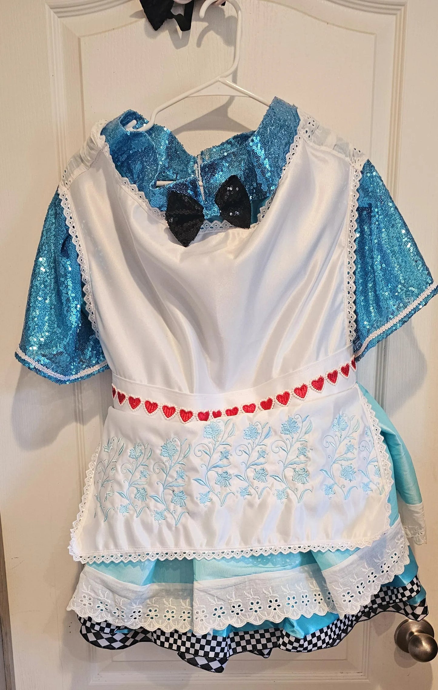 -  Wonderland pet costume, Alice in Wonderland pet costume, Alice in Wonderland sequin dog costume, Alice pet costume, Alice cat costume, Alice dog costume, Pet Alice Costume