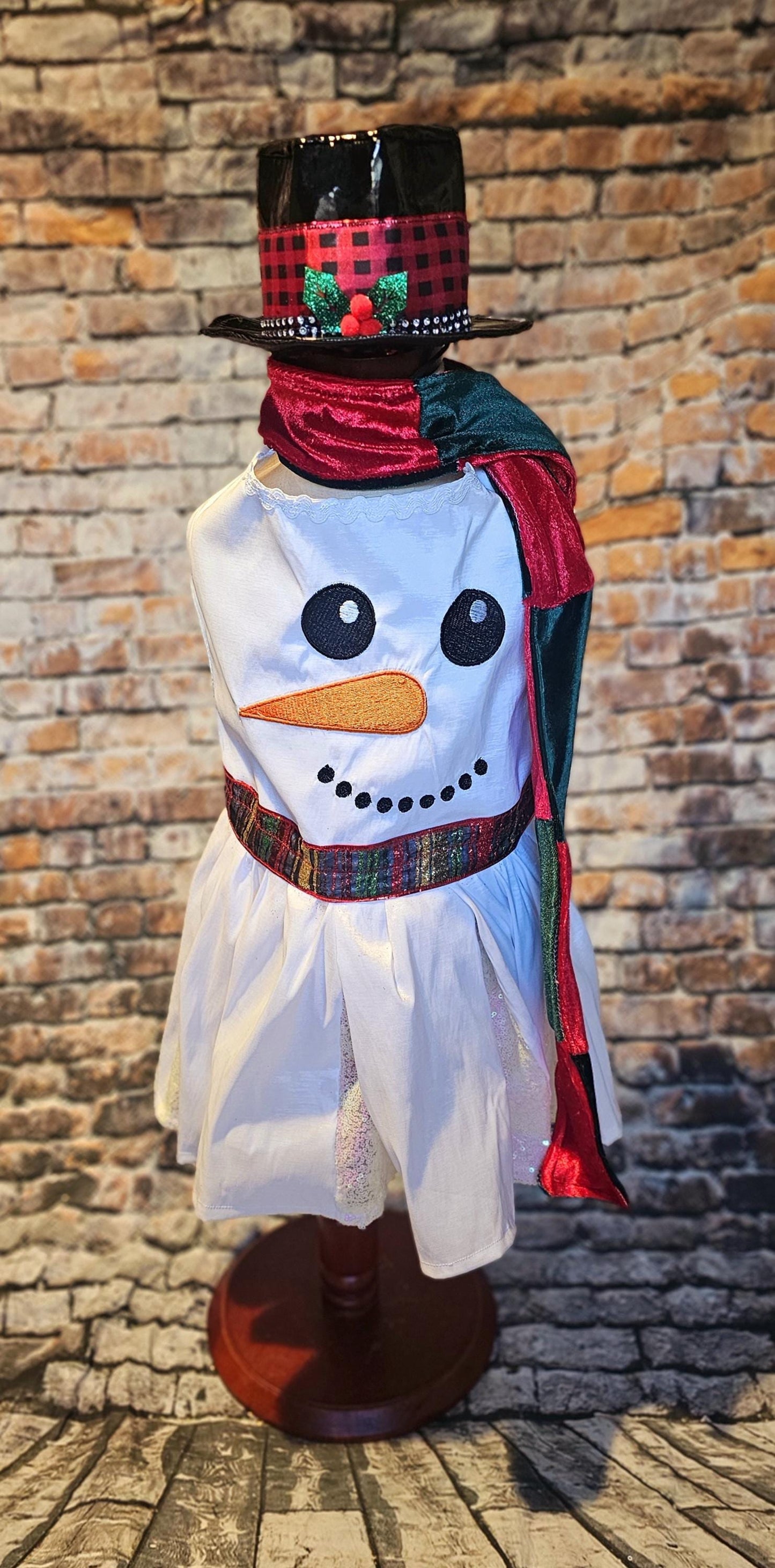 Snowman pet costume, Frosty the snowman pet costume, snowman dog costume, snowman cat costume, frosty pet costume, Christmas pet costume