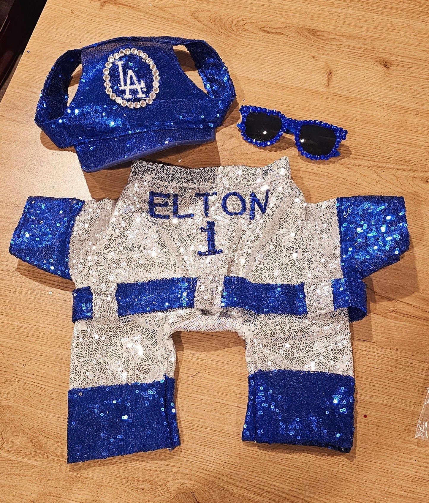 Elton John replica Build a bear costume, Elton John personalize build a bear costume? Build a bear personalize clothes, personalize bear
