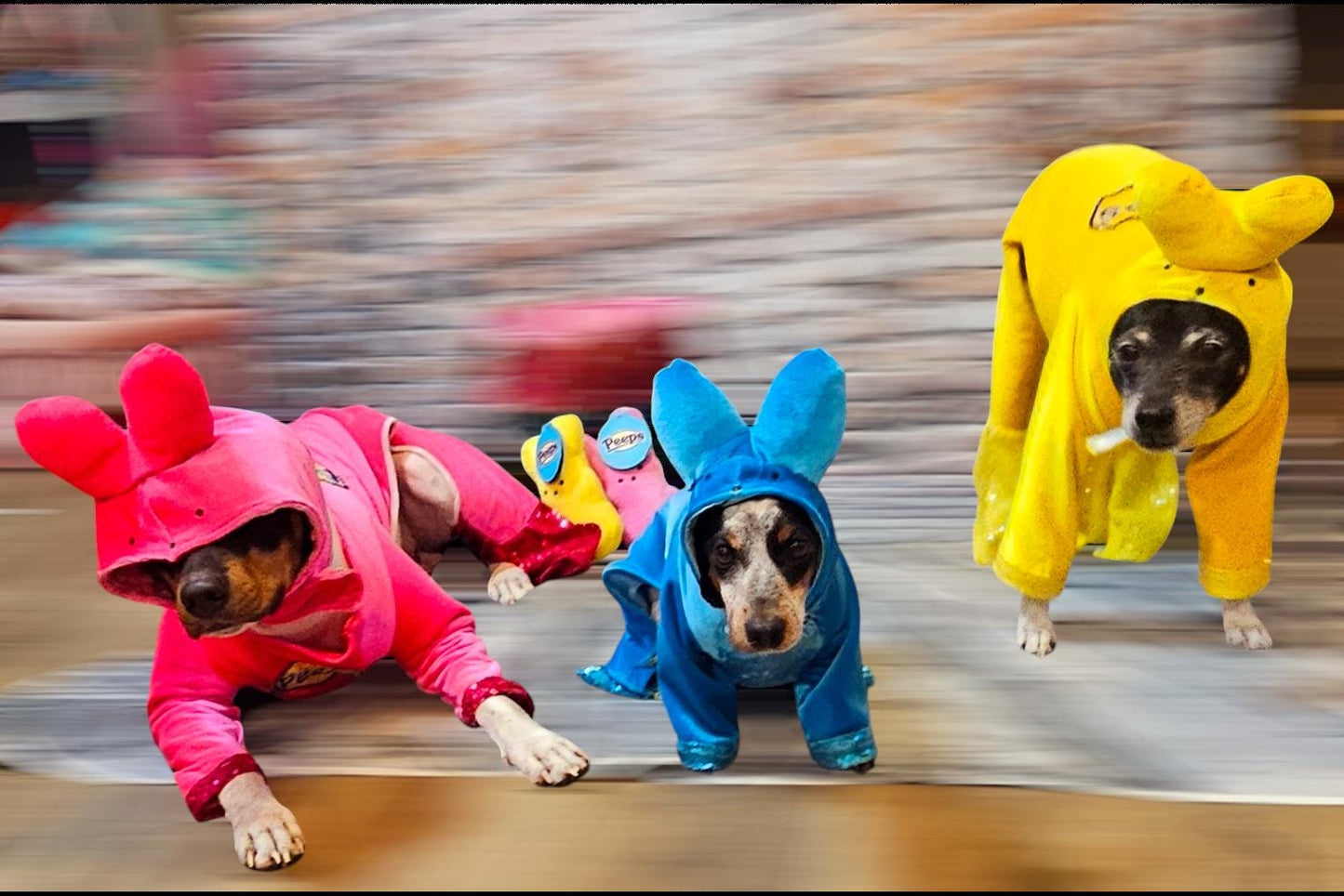 Peeps pet costume, bunny pet costume, Easter pet costume, peeps dog costume, peeps marshmallow pet costume, Easter bunny pet costume