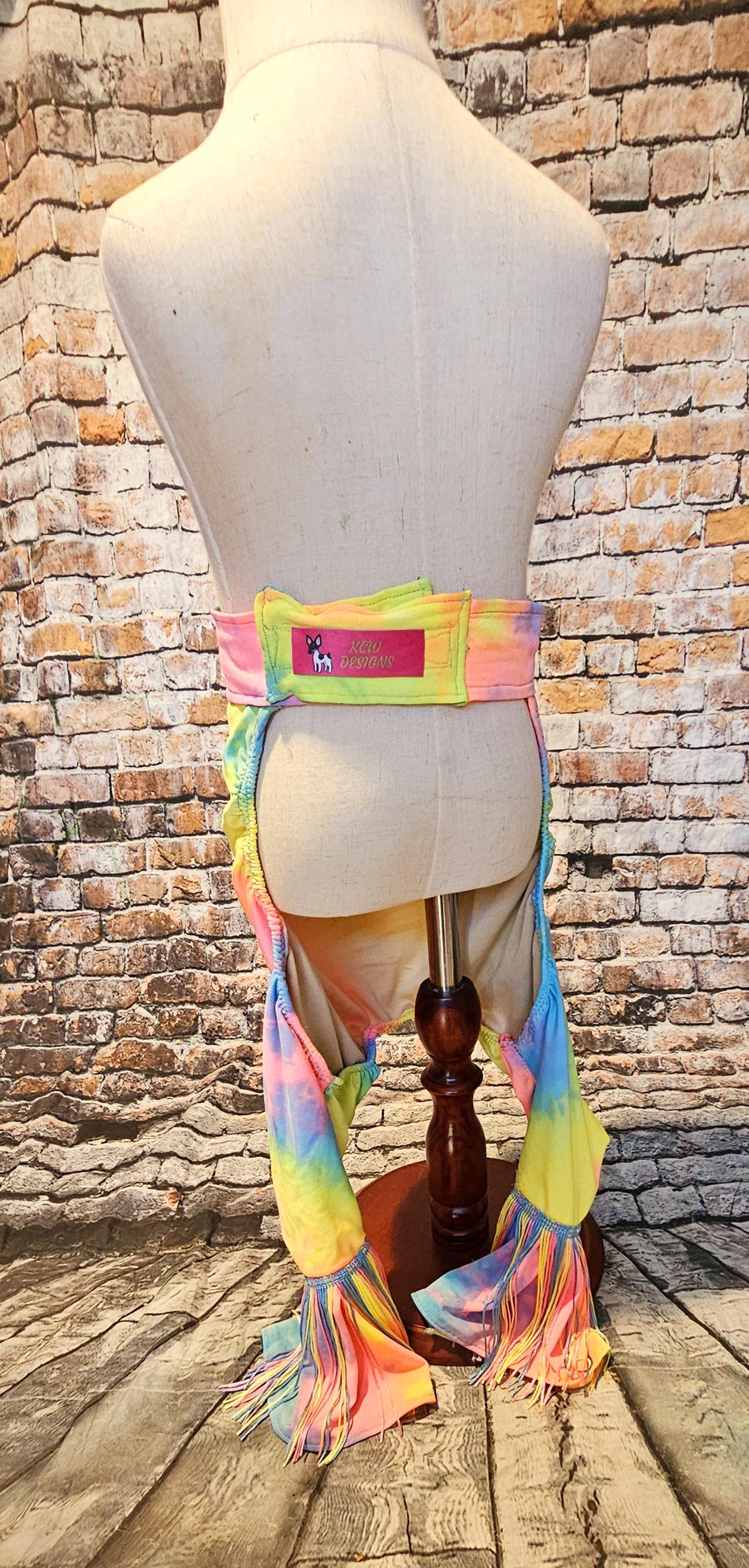 - Woofstock fringe pet hippie vest, pet hippie costume, tassel pet jacket, brown fringe pet, bell bottom pet, hippie dog costume