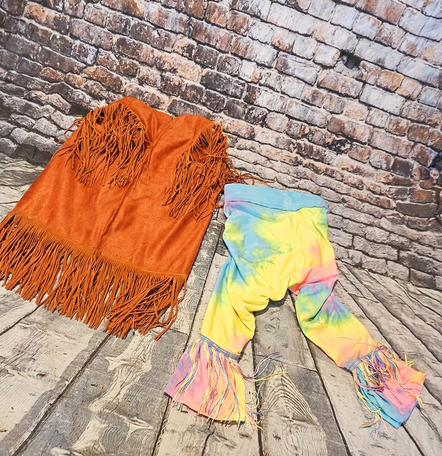 - Woofstock fringe pet hippie vest, pet hippie costume, tassel pet jacket, brown fringe pet, bell bottom pet, hippie dog costume