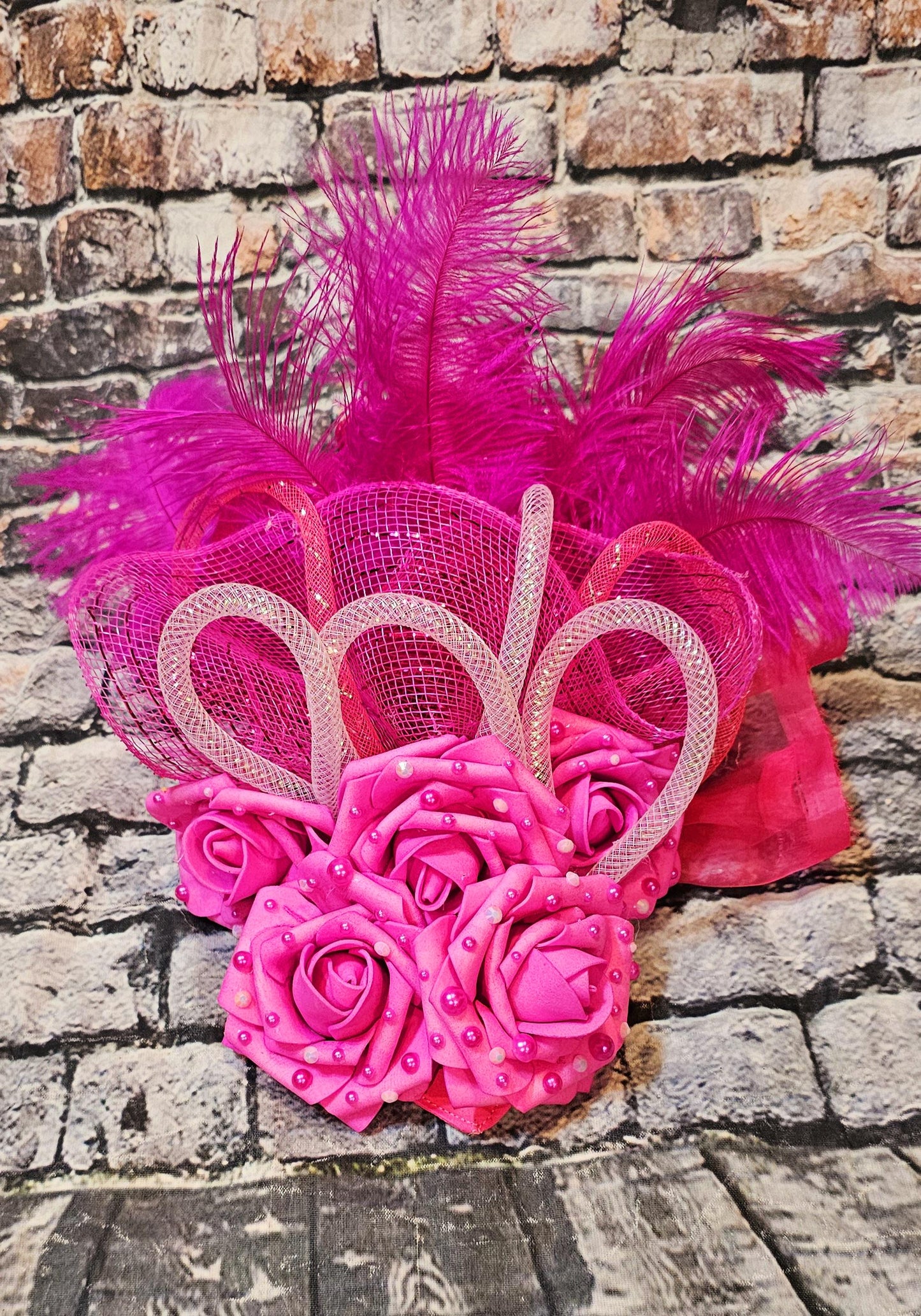 Kentucky Derby flower pet fasinator hat, Kentucky Derby flower dog fasinator hat, pet fasinator hat, dog fasinator hats, pet birthday hat
