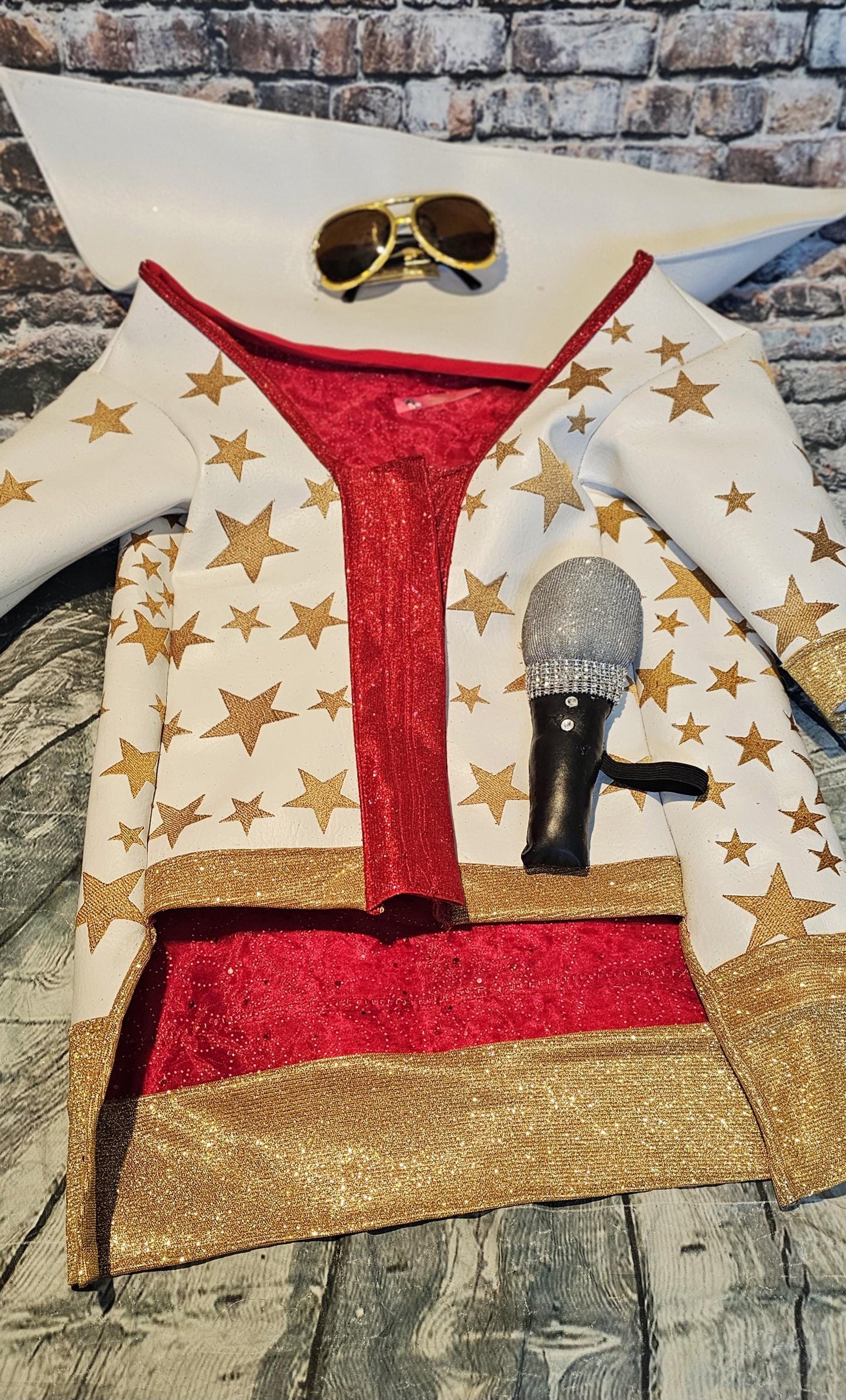- Elvis pet costume, Elvis eagle pet jacket costume