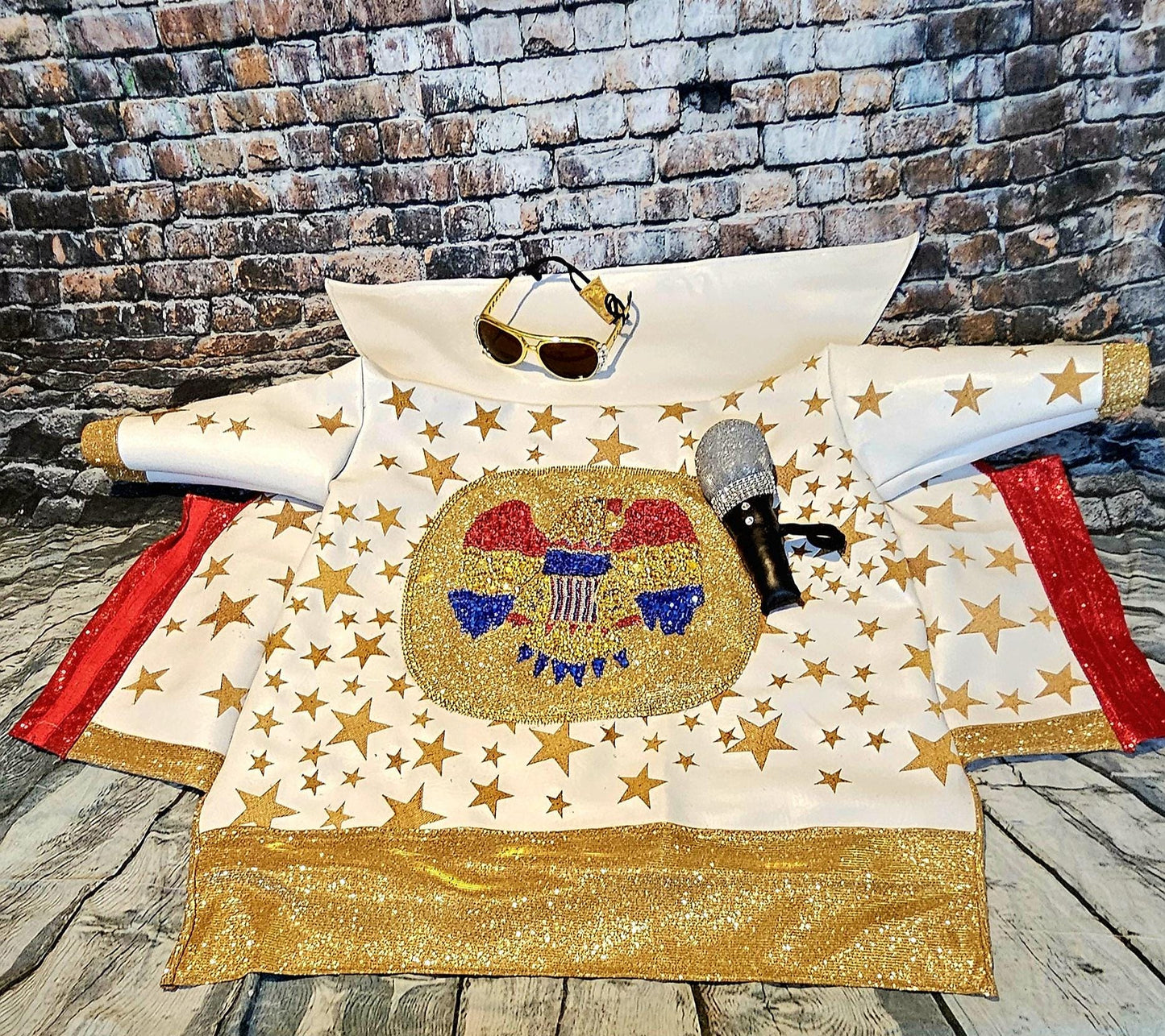 - Elvis pet costume, Elvis eagle pet jacket costume