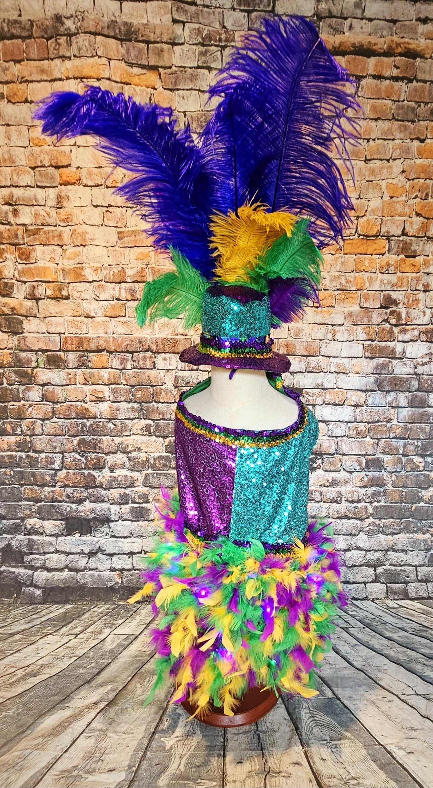 - Mardi Gras light up pet dress, mardi gras pet costume, mardi gras dog costume, fat tuesday pet costume, carnival pet costume, mardi gras cat