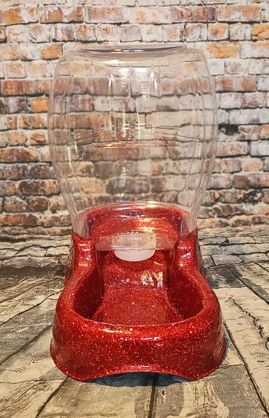 Glitter Gravity Bowl Pet Dog Cat Bowl, automatic Feeder, large pet bowl, gravity cat bowl, Personalize Pet Bowls, cat water bowl, dog water