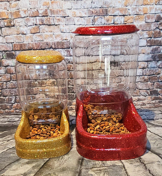 Glitter Gravity food Bowl, glitter resin gravity food bowl, pet gravity food bowl, dog gravity food bowl, personalize gravity pet bowl, cat