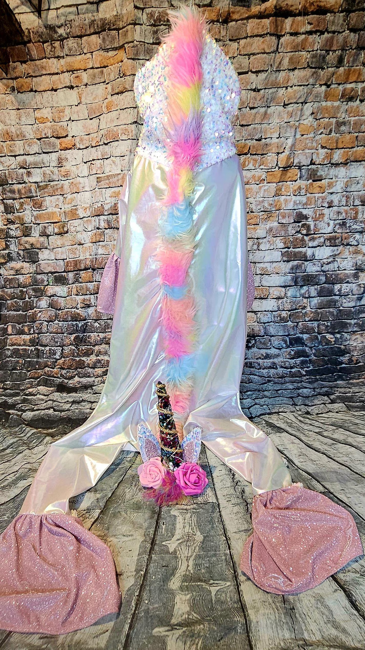 -  Unicorn Pet Light Up Costume, Dog Unicorn Costume, Light up pet costume, Light up cat costume, Light up dog costume, Irradescent pet unicorn