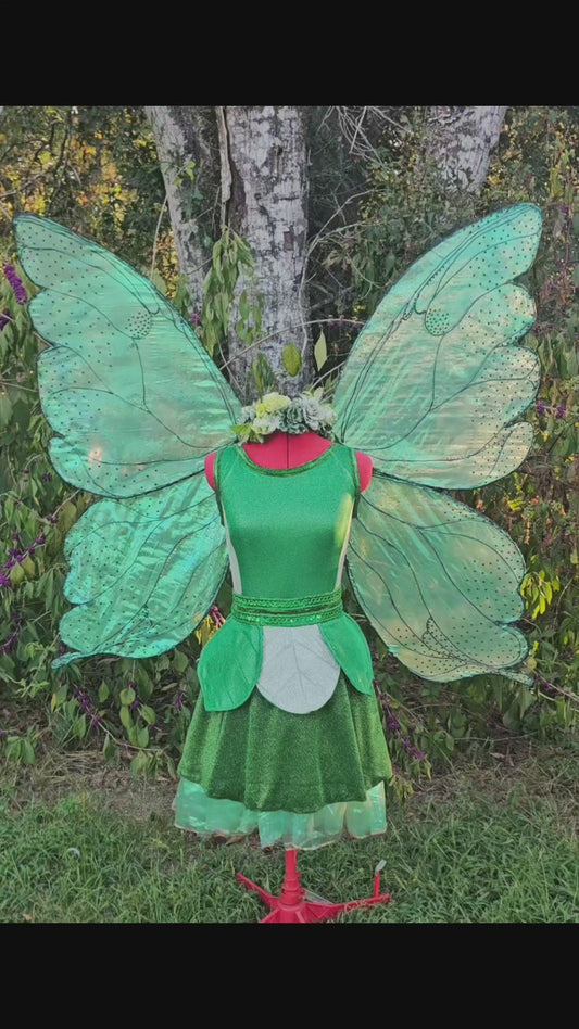 Fairy costume for adults, Glitter fairy costume