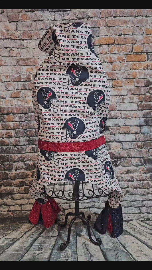 Houston Texans pet body suit, Houston Texans pet tux